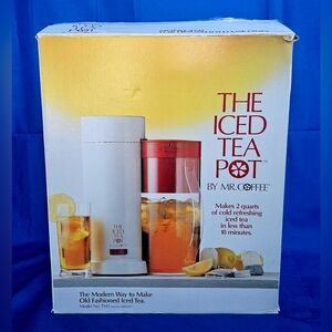 Iced Tea Pot Maker Mr Coffee Brewer TM1 Replacement Base Unit ONLY (No pitcher)
